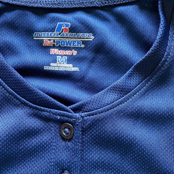 Russell Women 2-Button Sleeveless Cooling Wicking Sports Top M - Picture 3 of 4